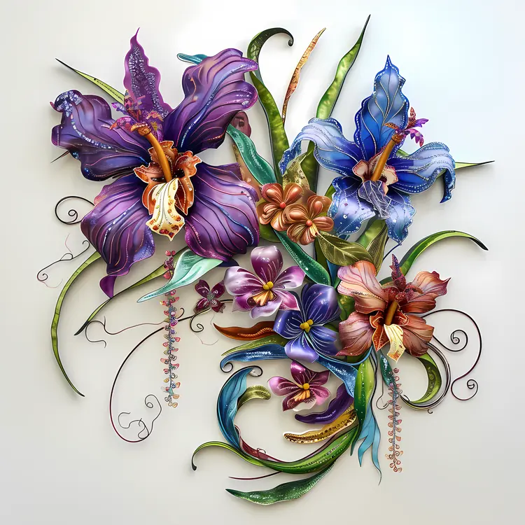 Colorful Floral Composition