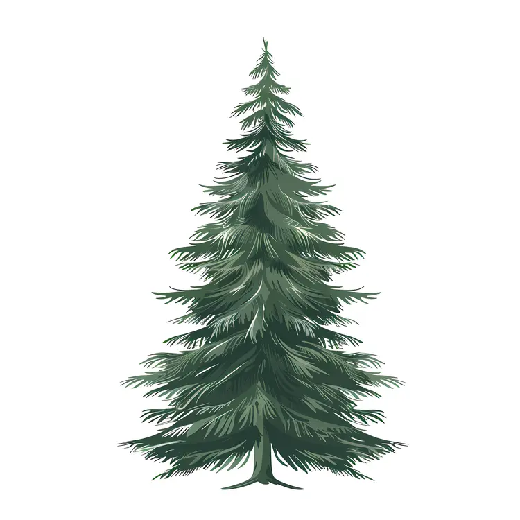 Green Pine Tree