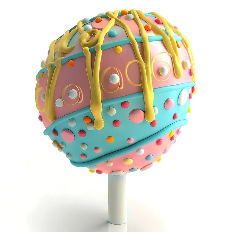 Drizzled Cake Pop