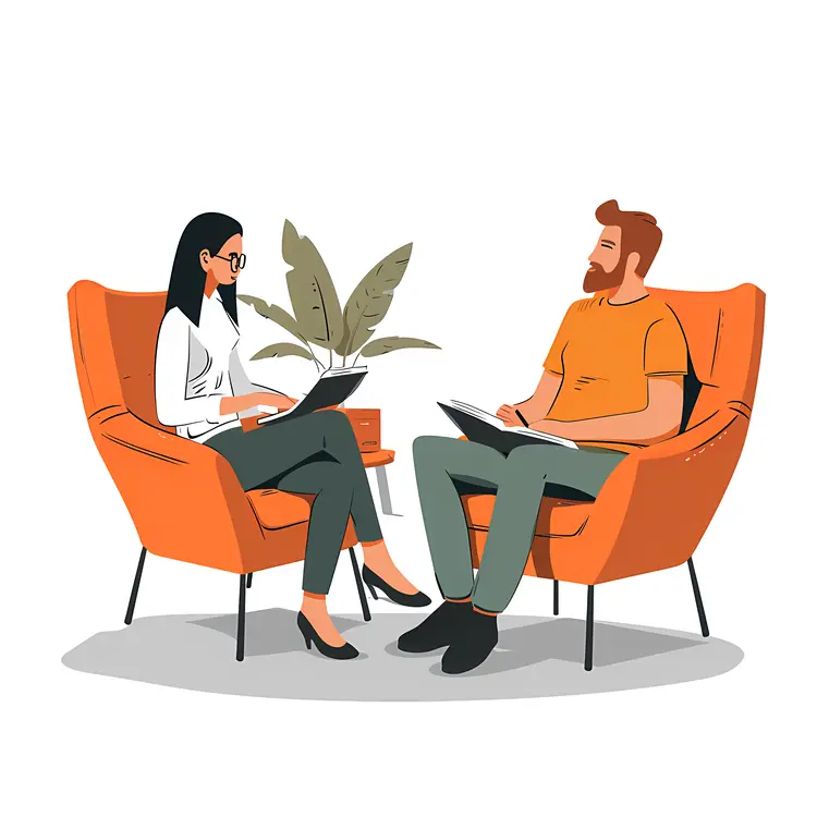 Therapist and Patient in Counseling