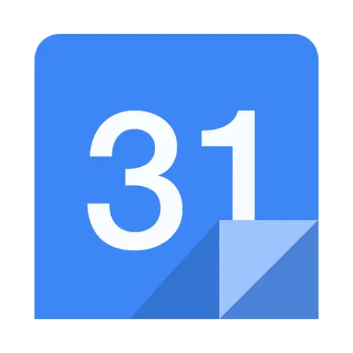 Blue Calendar Icon with Number 31