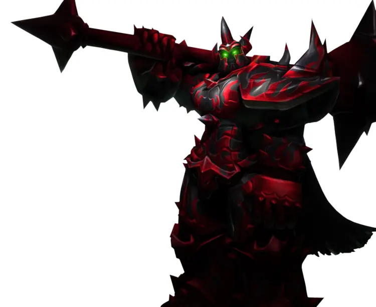 Dark Knight with Massive Weapon