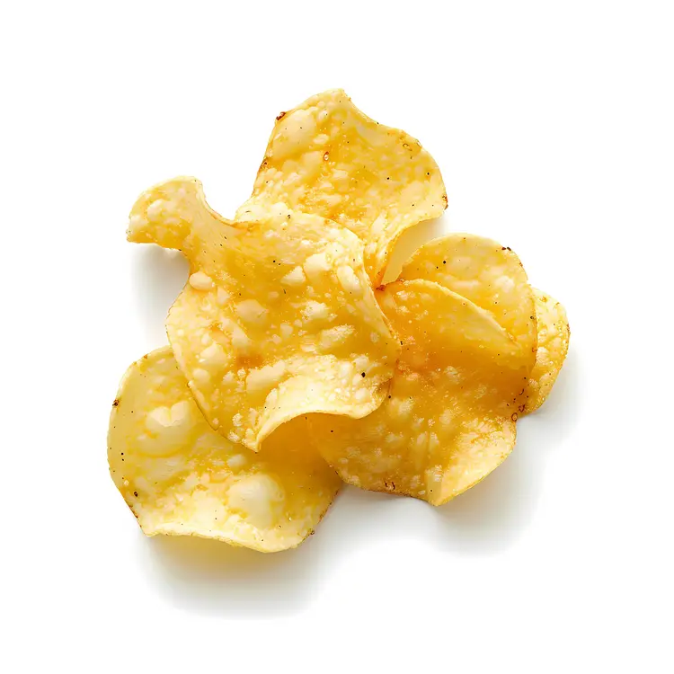 Close-up of Crispy Potato Chips