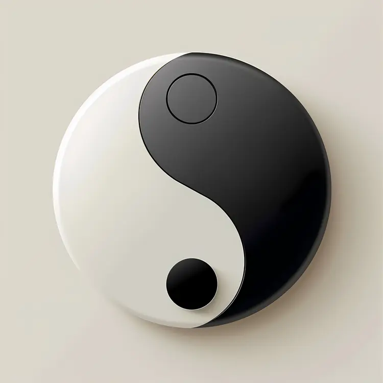 Modern Yin Yang Symbol
