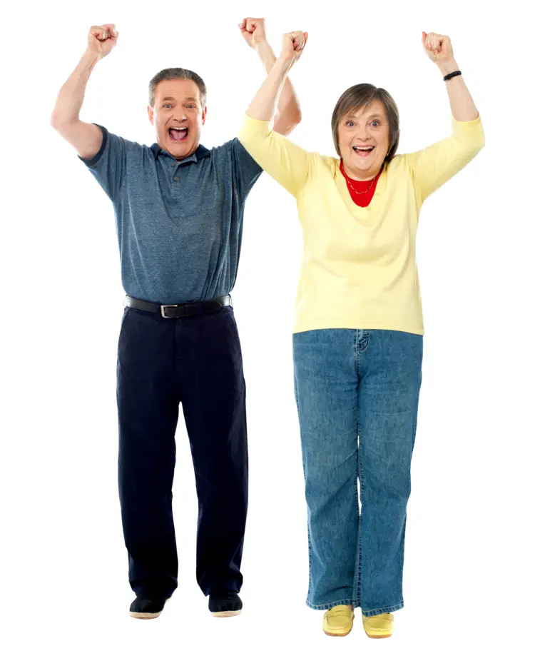 Cheerful Couple Celebrating