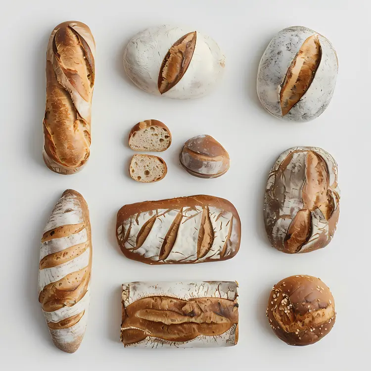 Variety of Baked Bread