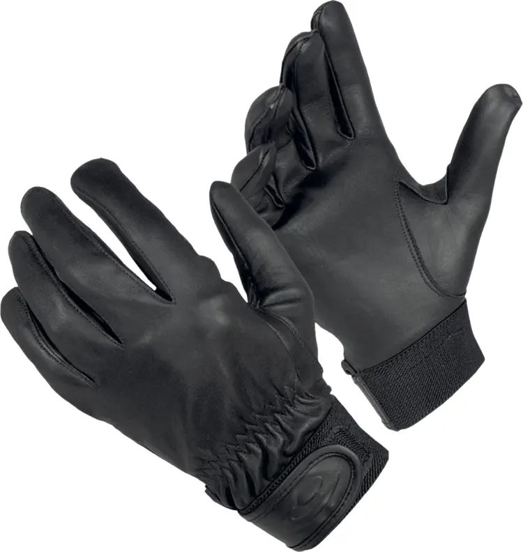 Black Leather Gloves for Winter Fashion