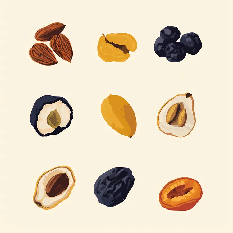 Assorted Dried Fruits and Nuts