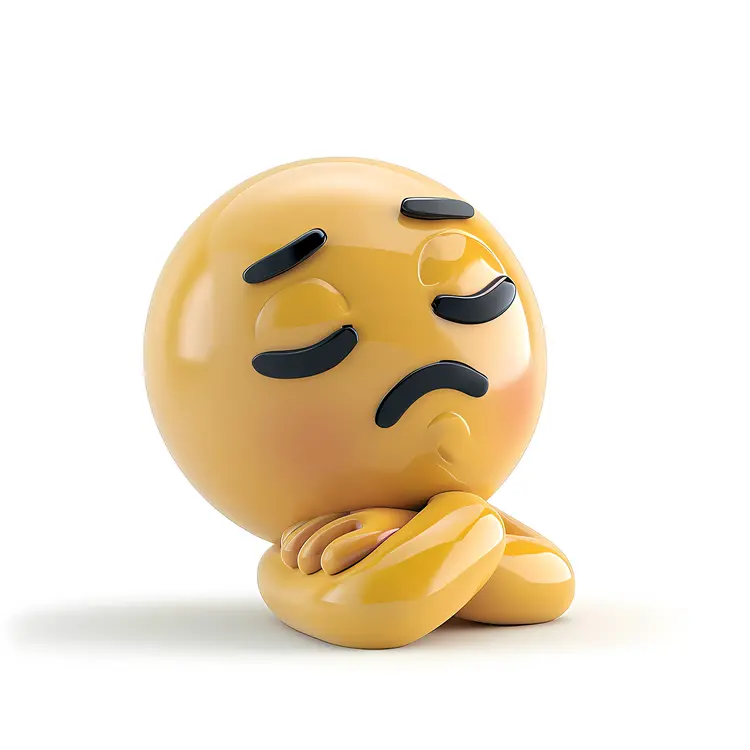 Sad Thinking Emoji