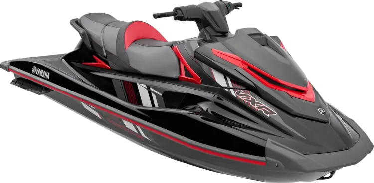 Black and Red Yamaha Jet Ski