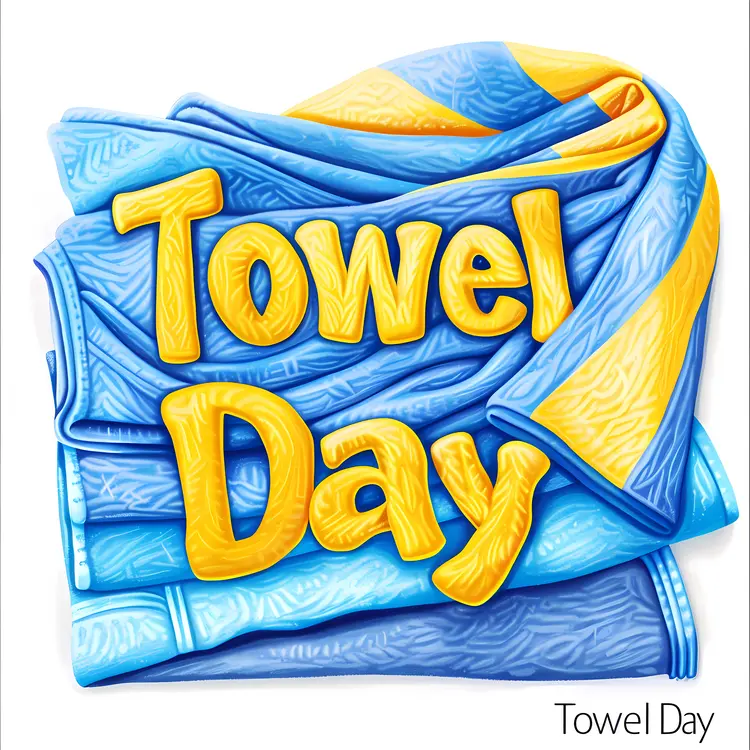 Towel Day Illustration
