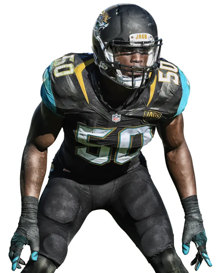 Football Player Ready for Game