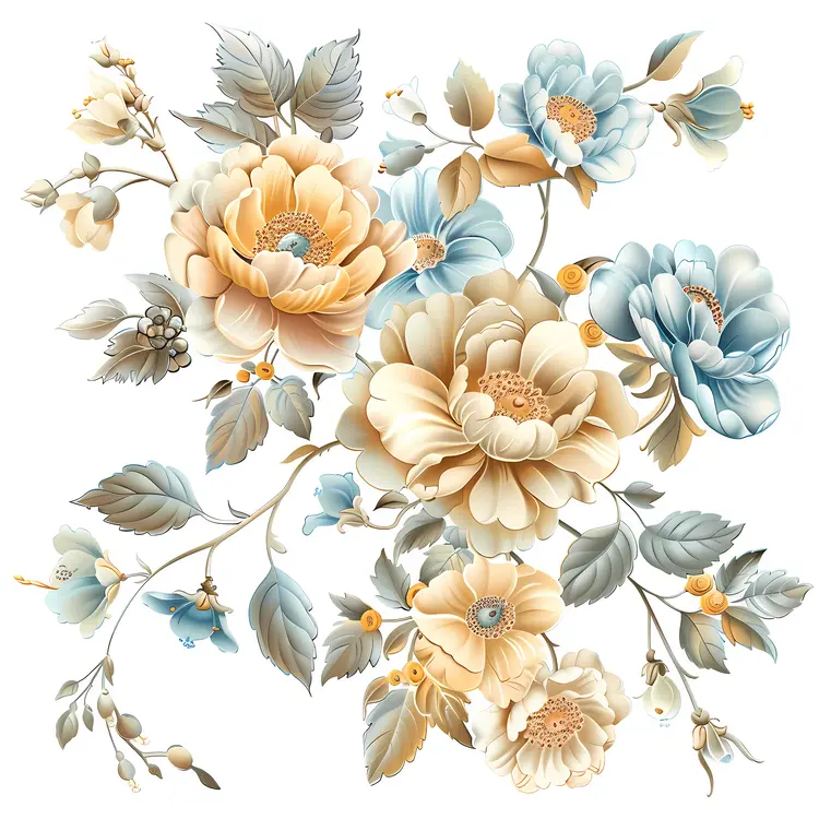 Beautiful Floral Arrangement in Pastel Colors