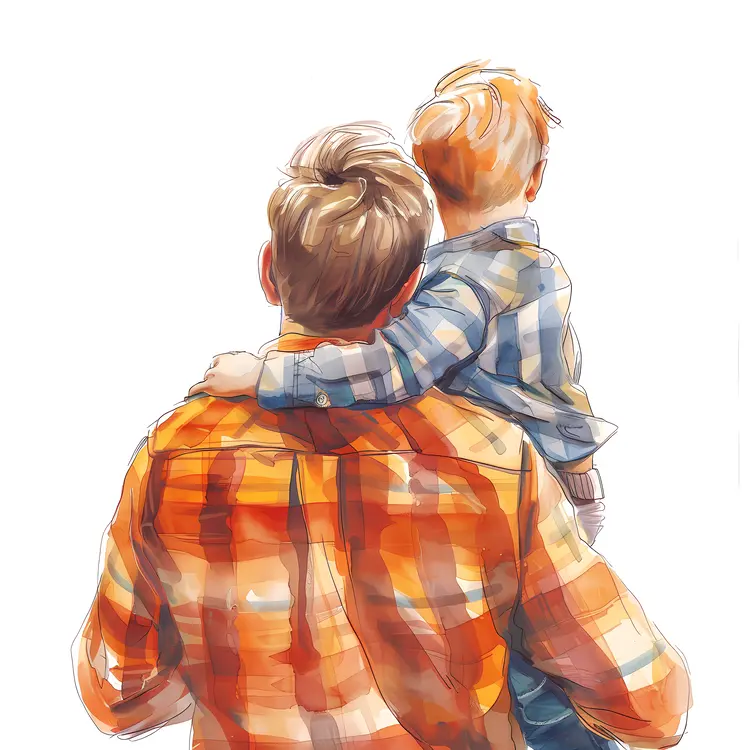Father Carrying Son