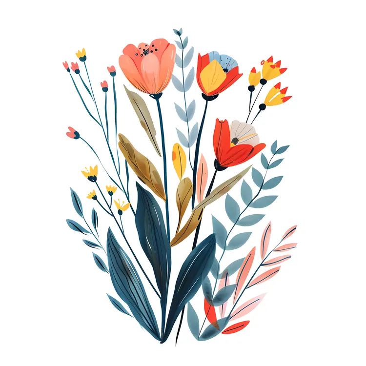 Abstract Floral Design