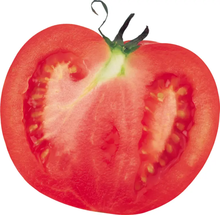 Sliced Red Tomato