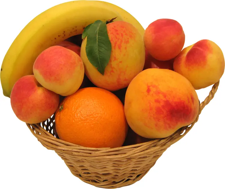 Basket of Fresh Fruits