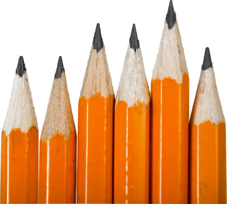 Sharpened Pencils for Writing and Drawing