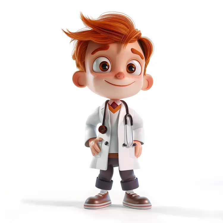 Cartoon Boy Doctor