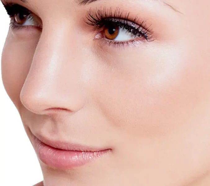 Elegant Woman Side Portrait