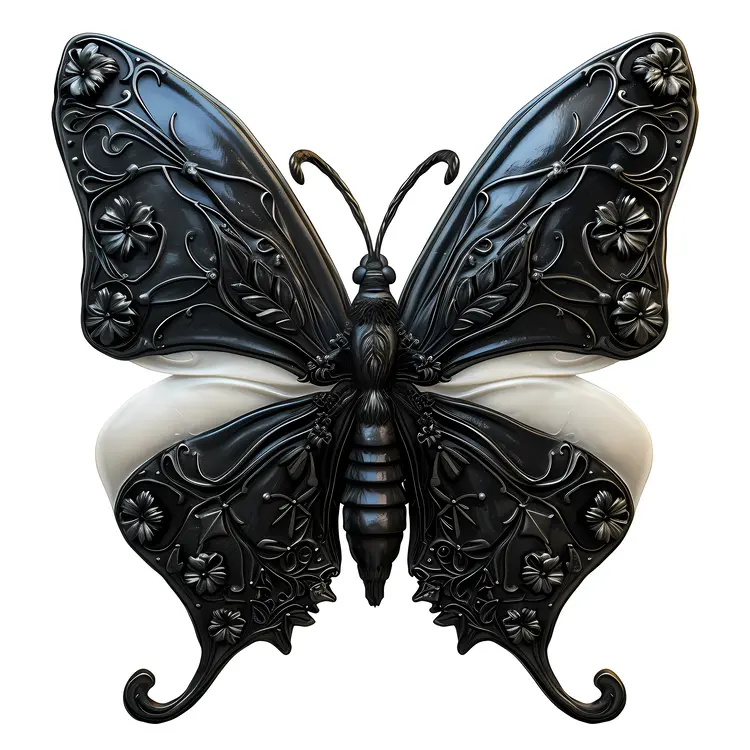 Decorative Black Butterfly