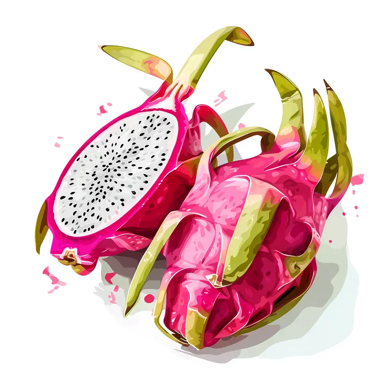 Illustration of Dragon Fruit