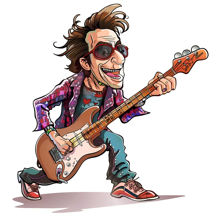 Rock Guitarist Character