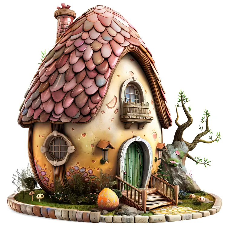 Whimsical Cottage Fantasy House