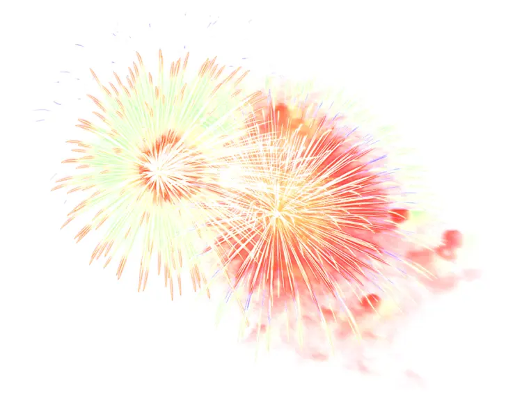 Colorful Fireworks Display