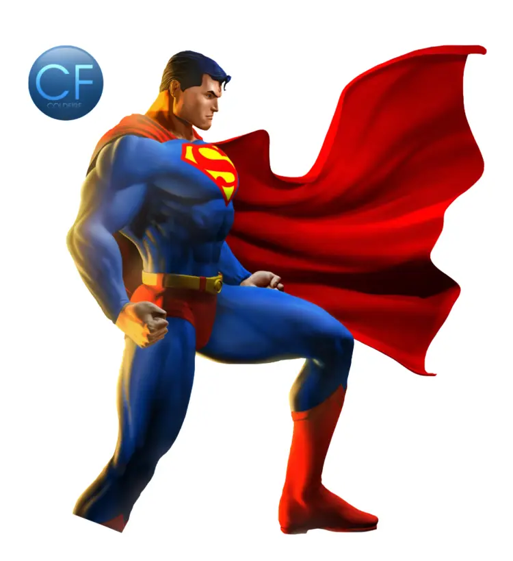Superman in Heroic Pose