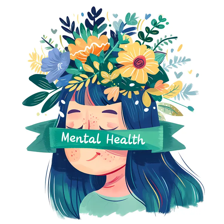 Mental Health Awareness Illustration
