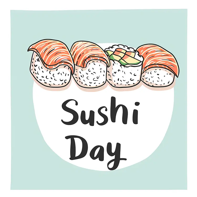 Sushi Platter for Sushi Day