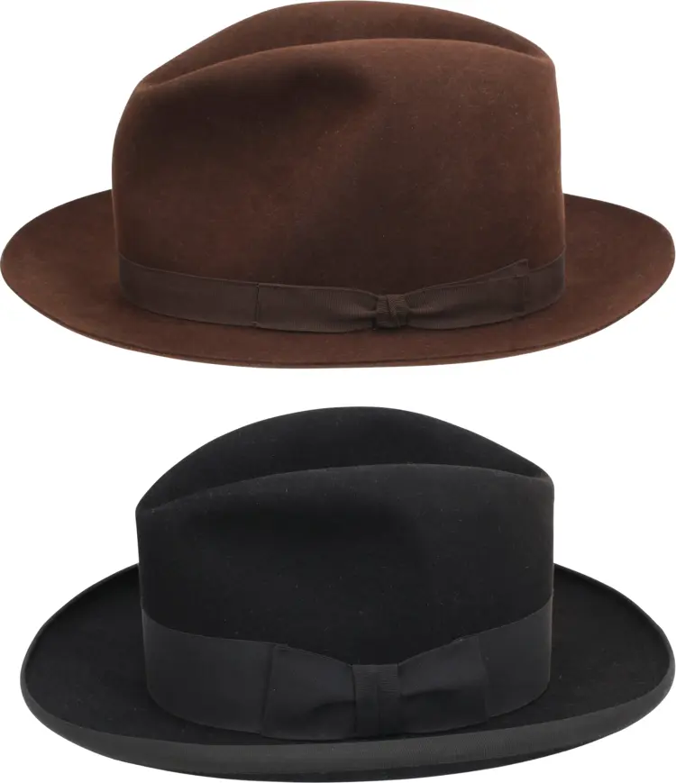 Classic Brown Fedora Hat
