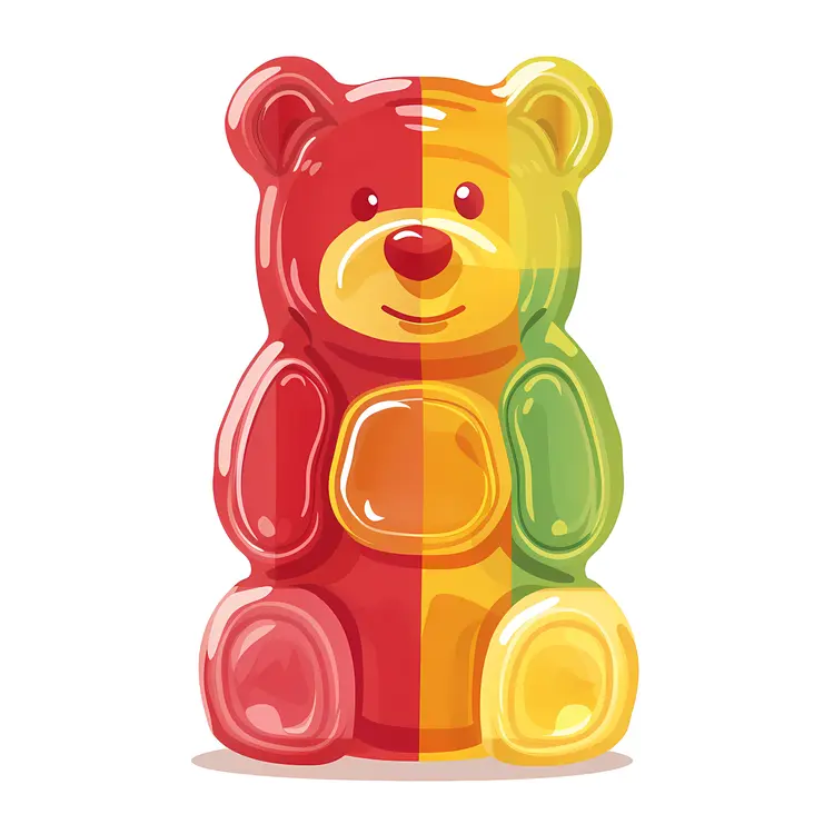 Colorful Gummy Bear