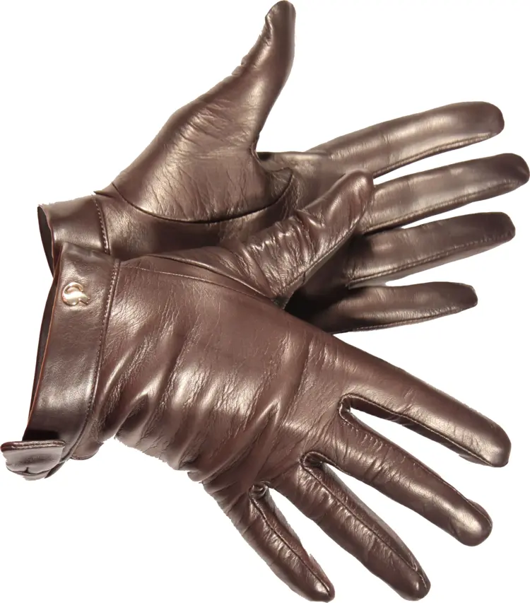 Elegant Brown Leather Gloves for Fashion and Warmth