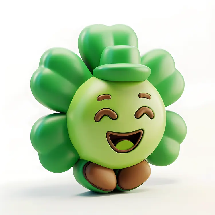 Happy Clover with Green Hat
