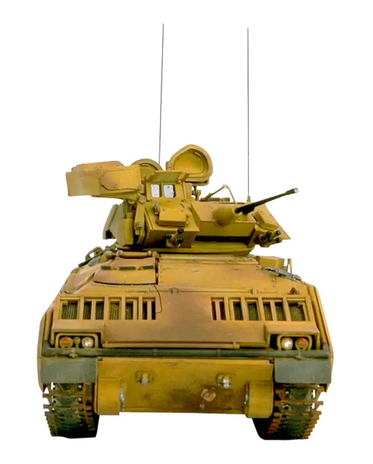 Yellow Armored Vehicle for Combat