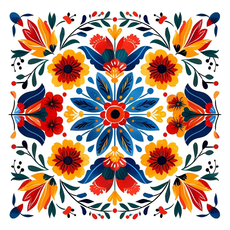 Colorful Floral Pattern