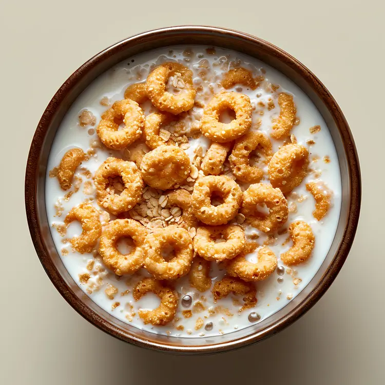 Bowl of Cereal with Milk