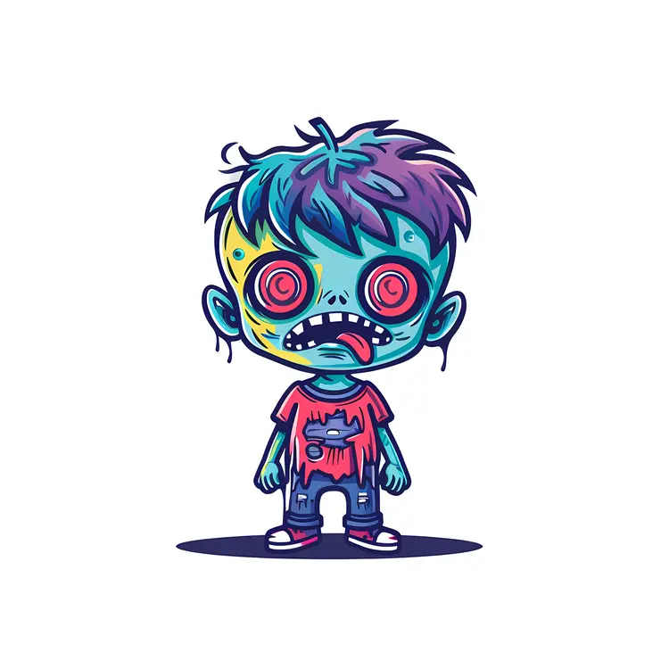 Cute Cartoon Zombie
