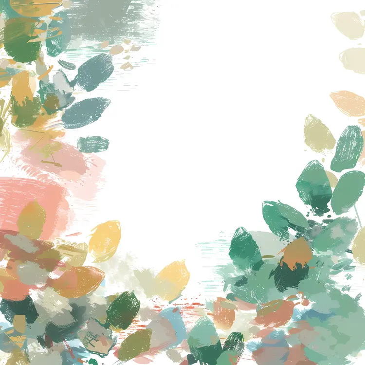 Abstract Leaves Design