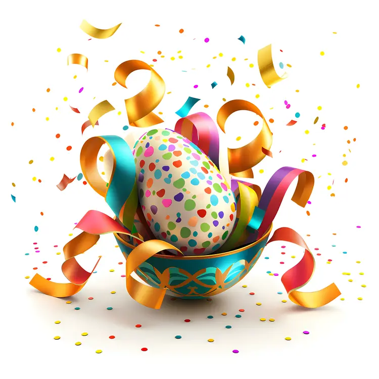 Decorated Festive Egg