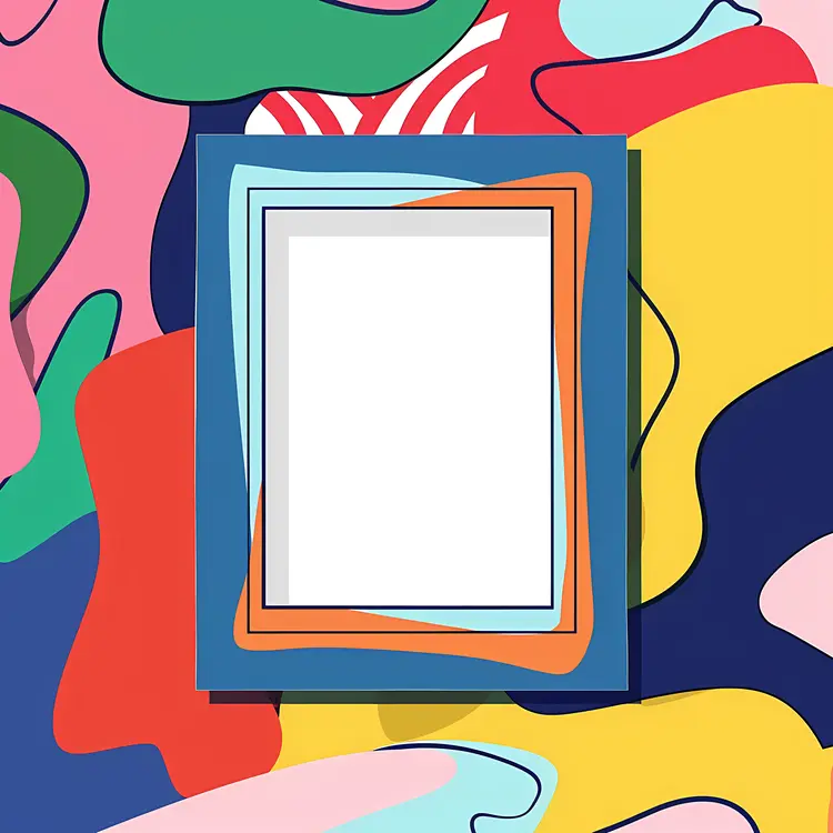 Abstract Colorful Frame
