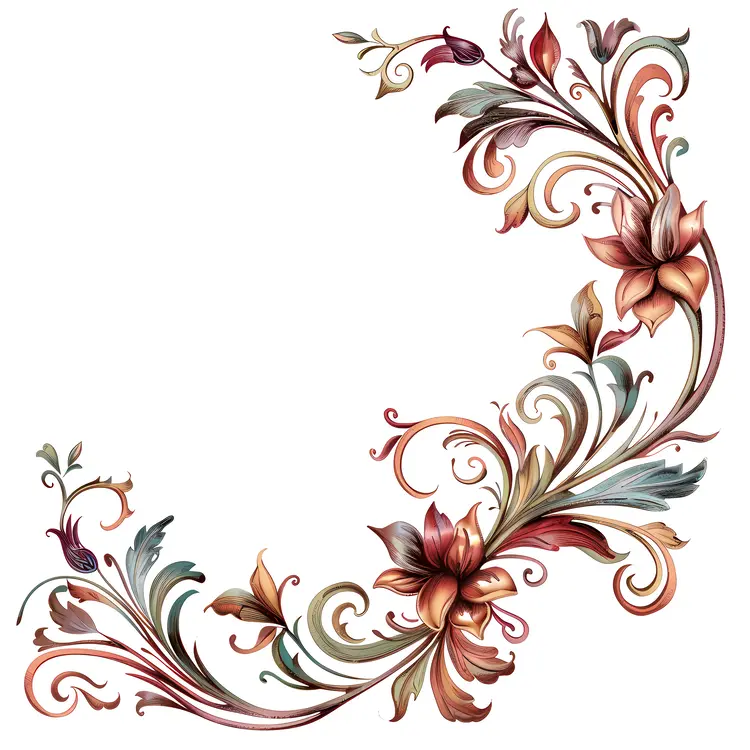 Floral Corner Design Decoration