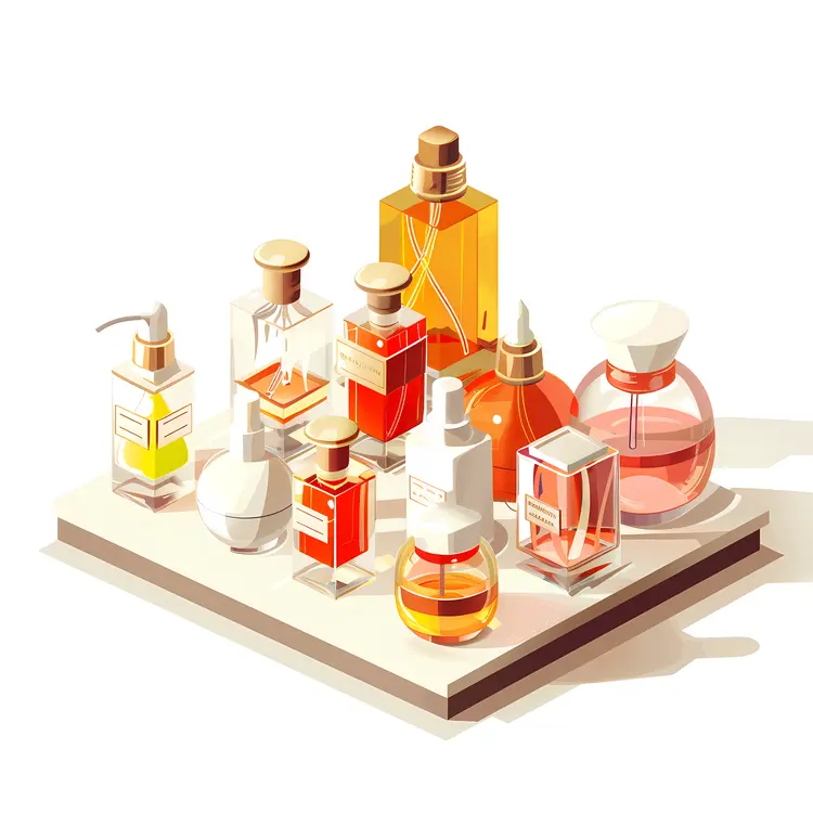 Variety of Perfume Bottles