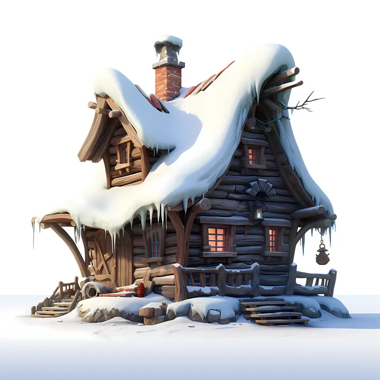 Small cute doodle house