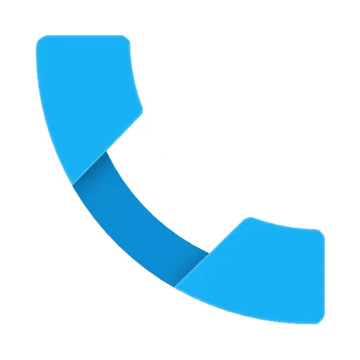 Blue Phone Icon for Google Phone