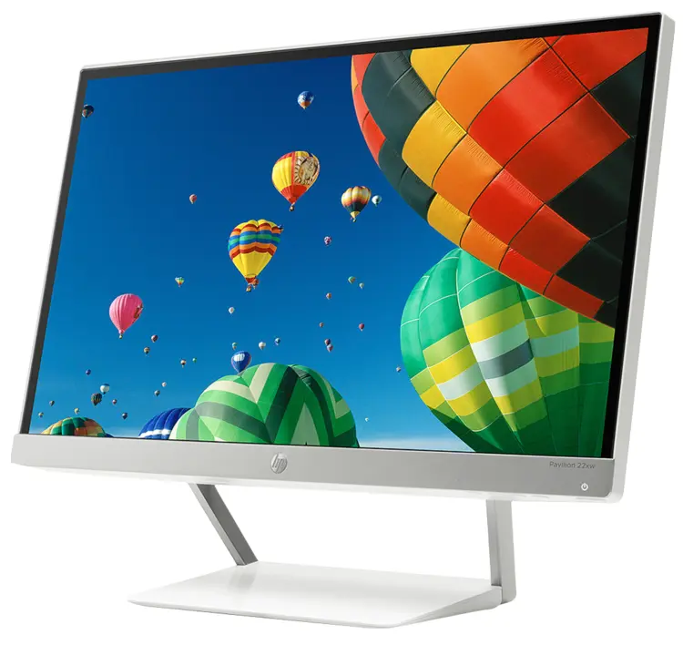 Monitor with Hot Air Balloons