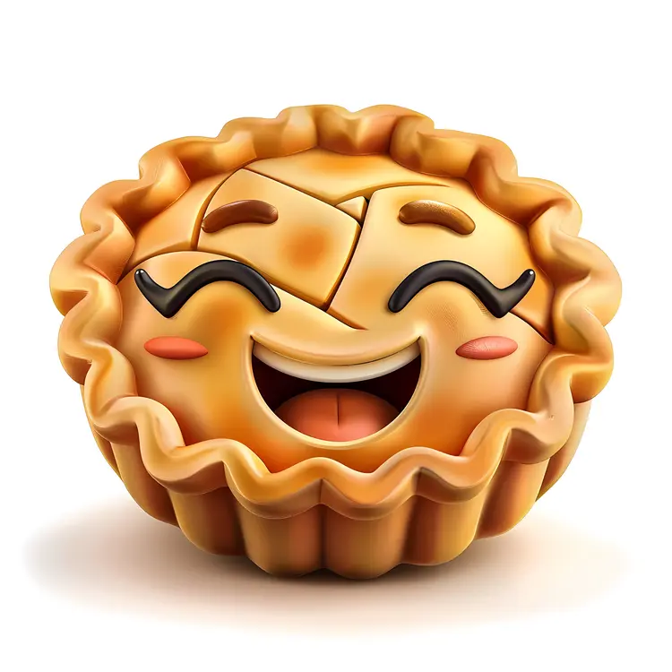 Smiling Pie with Crust