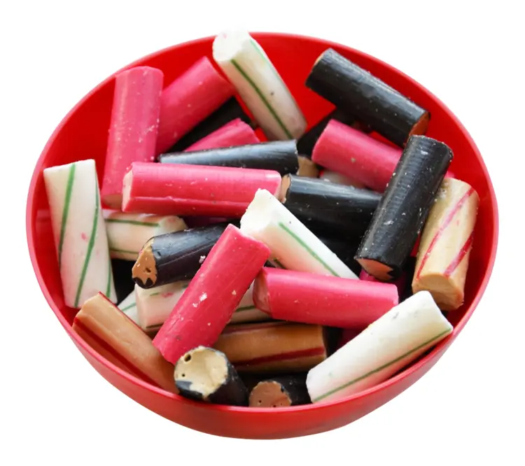 Bowl of Licorice Candy